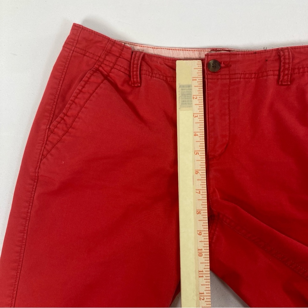 The North Face Shorts Women 10 Bermuda Flat Front Red Casual Vacation - Picture 7 of 15